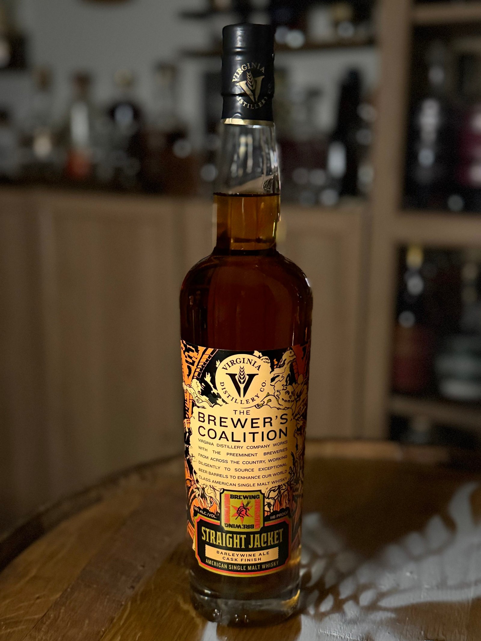 VDC Brewers Coalition — Revolution Brewing Straight Jacket Barleywine Cask Finished American Single Malt: Tropical Fruit, Milk Chocolate & Pepper